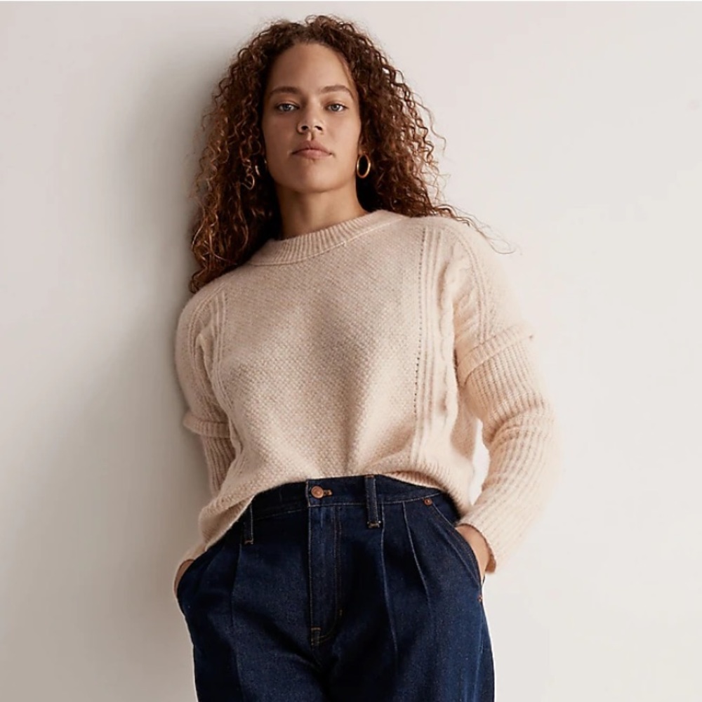 Madewell Cable Knit sweater